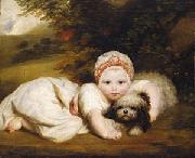 Sir Joshua Reynolds Portrait of Princess Sophia Matilda of Gloucester oil painting on canvas